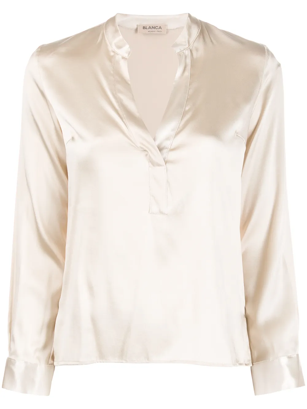 

Блузка с V-образным вырезом Blanca Vita, нейтральный