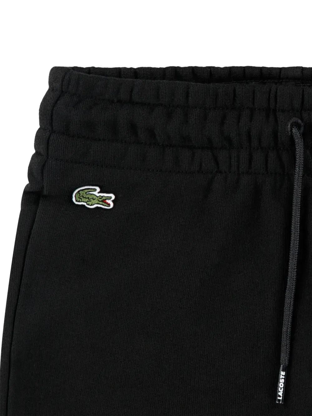 Повседневные брюки с завязками и логотипом Lacoste Kids, черный — фото 4