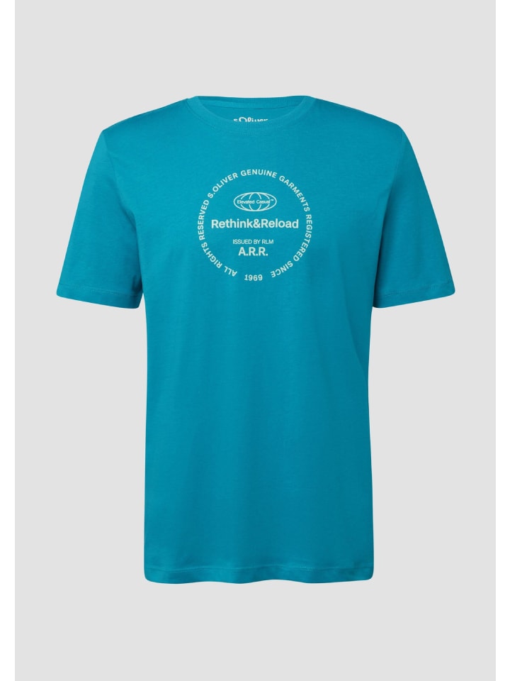 

s.Oliver Футболка цвета 66D1_бирюзовый, Зеленый, s.Oliver Футболка цвета 66D1_бирюзовый