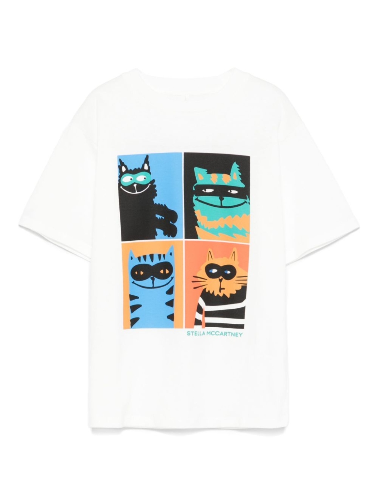 

Stella McCartney Kids футболка с принтом, белый