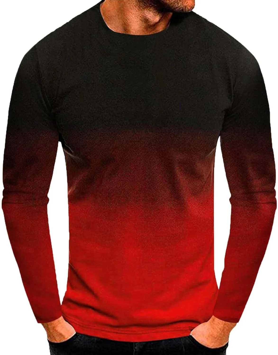 

Футболка с длинным рукавом для тренировок, casual, loose fit