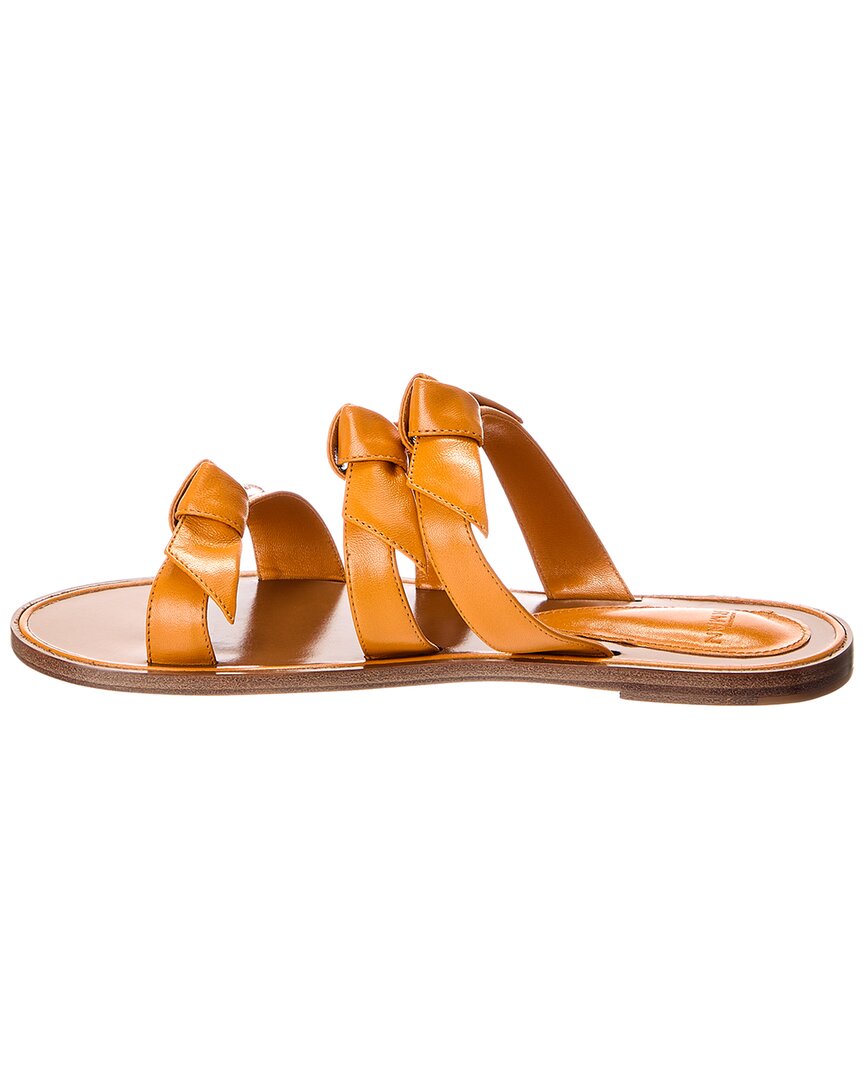 Alexandre Birman Lolita Leather Sandal, оранжевый — фото 2