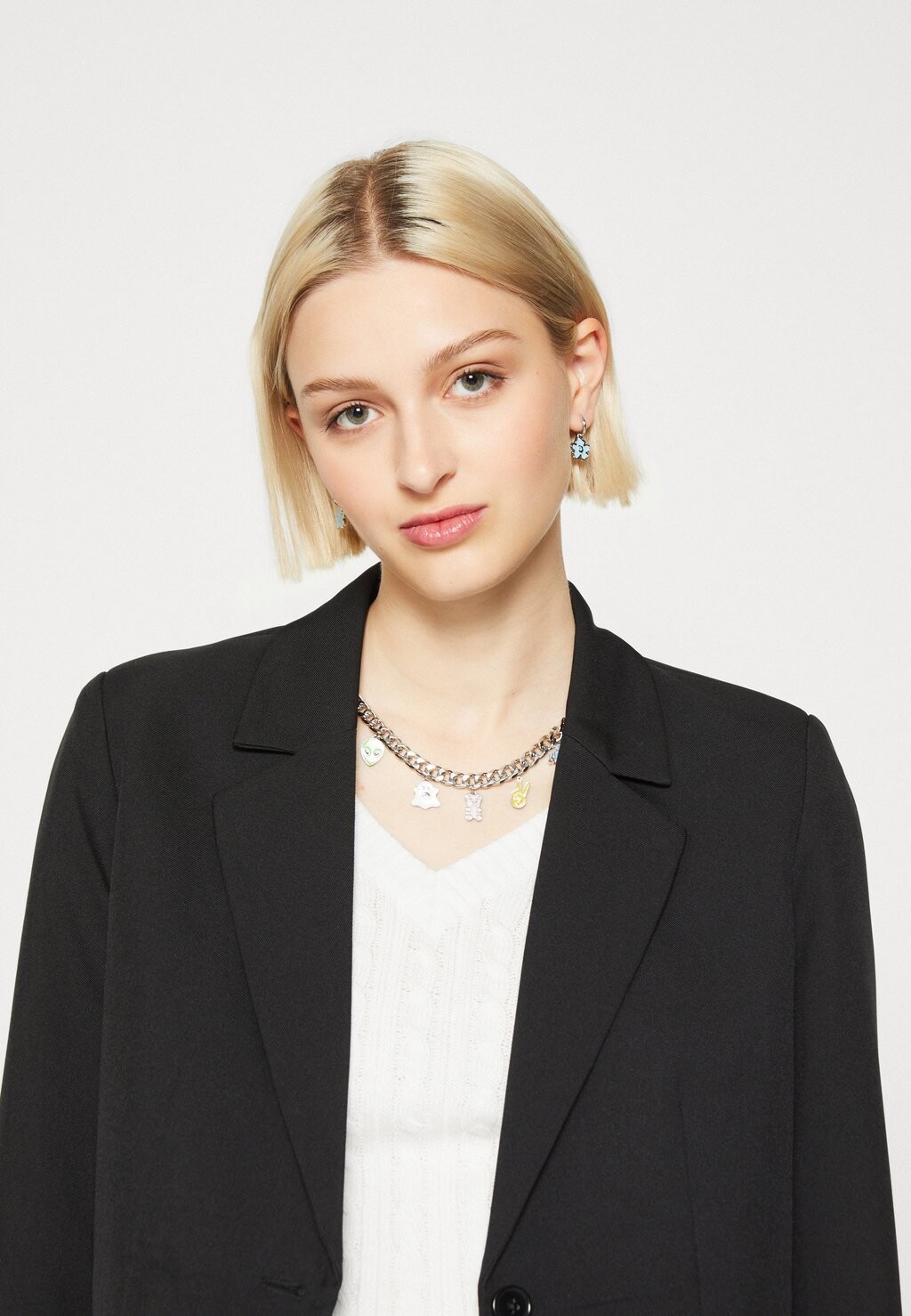 

Блейзер Pcneva Ls Loose Pieces, черный