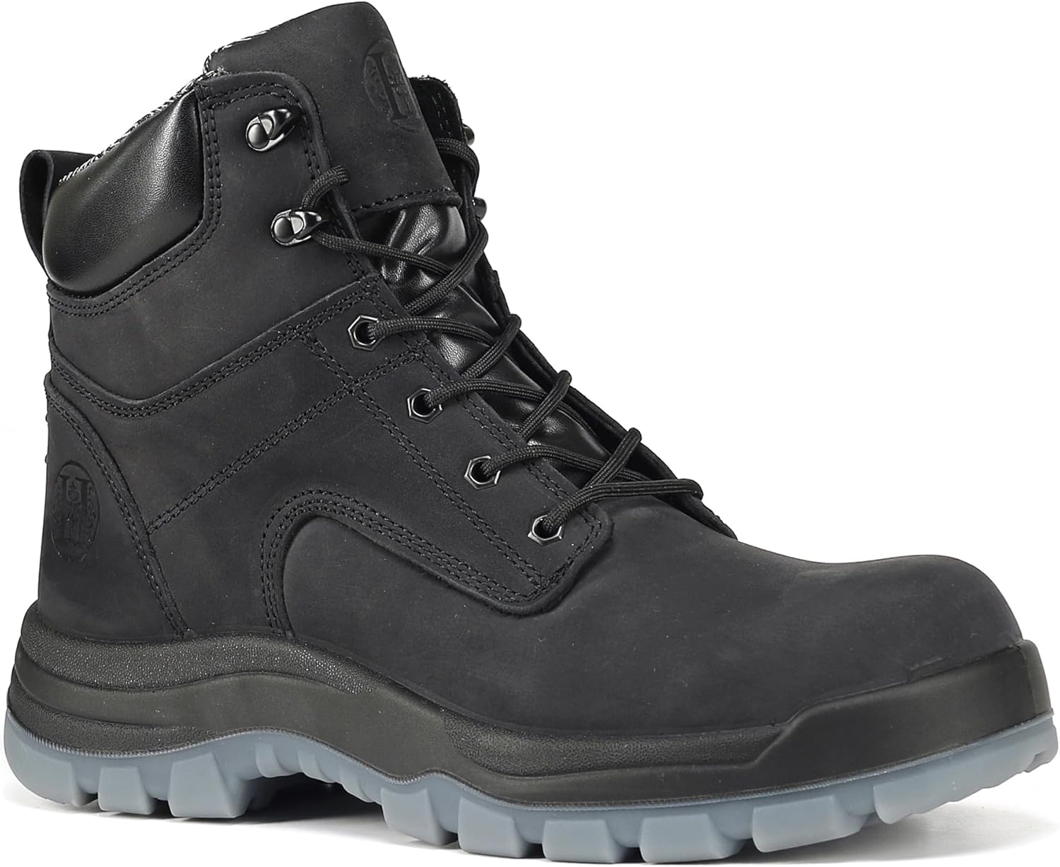 

Ботинки HANDMEN для мужчин, 6, композитный носок, водонепроницаемые мужские ботинки, противоскользящие, проколоустойчивые, безопасные, антистатические туфли 81N01, черный