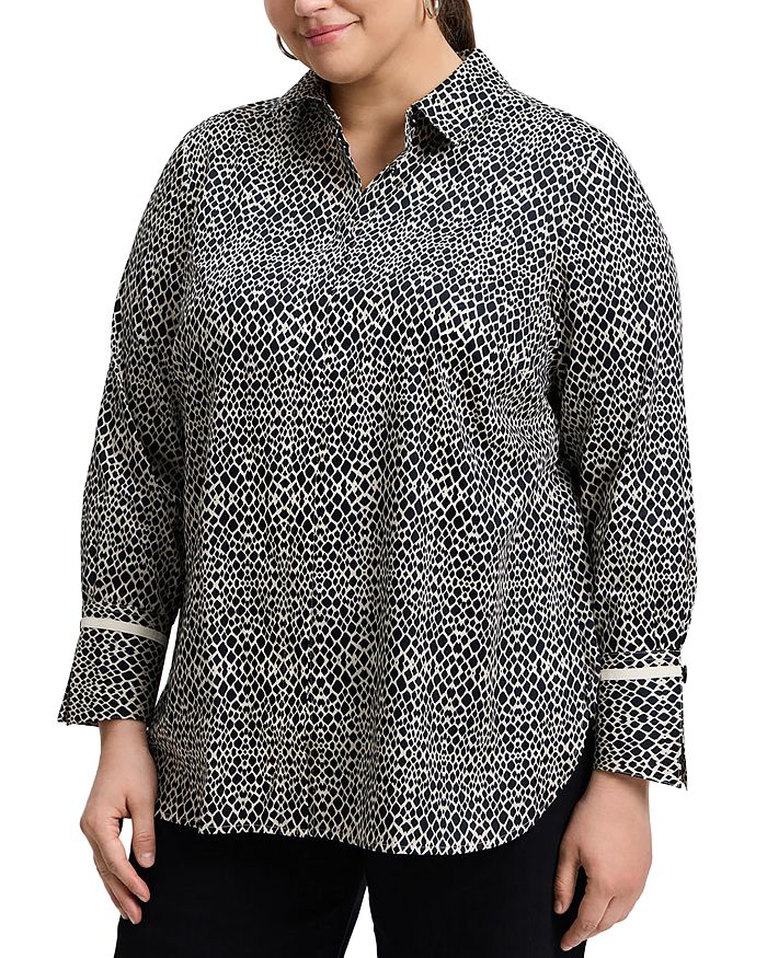 

Рубашка Iris Rain Foxcroft Plus, черный