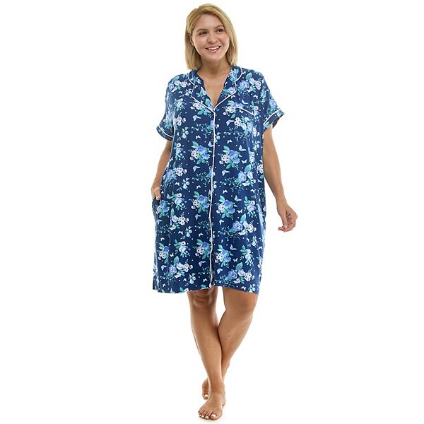 

Платье Plus size с вырезом лодочкой и короткими рукавами Croft & Barrow, Kiki Dainty Floral