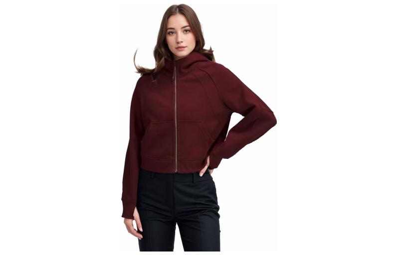 

Lululemon Короткое пальто Scuba Series, Merlot Red/RDMR