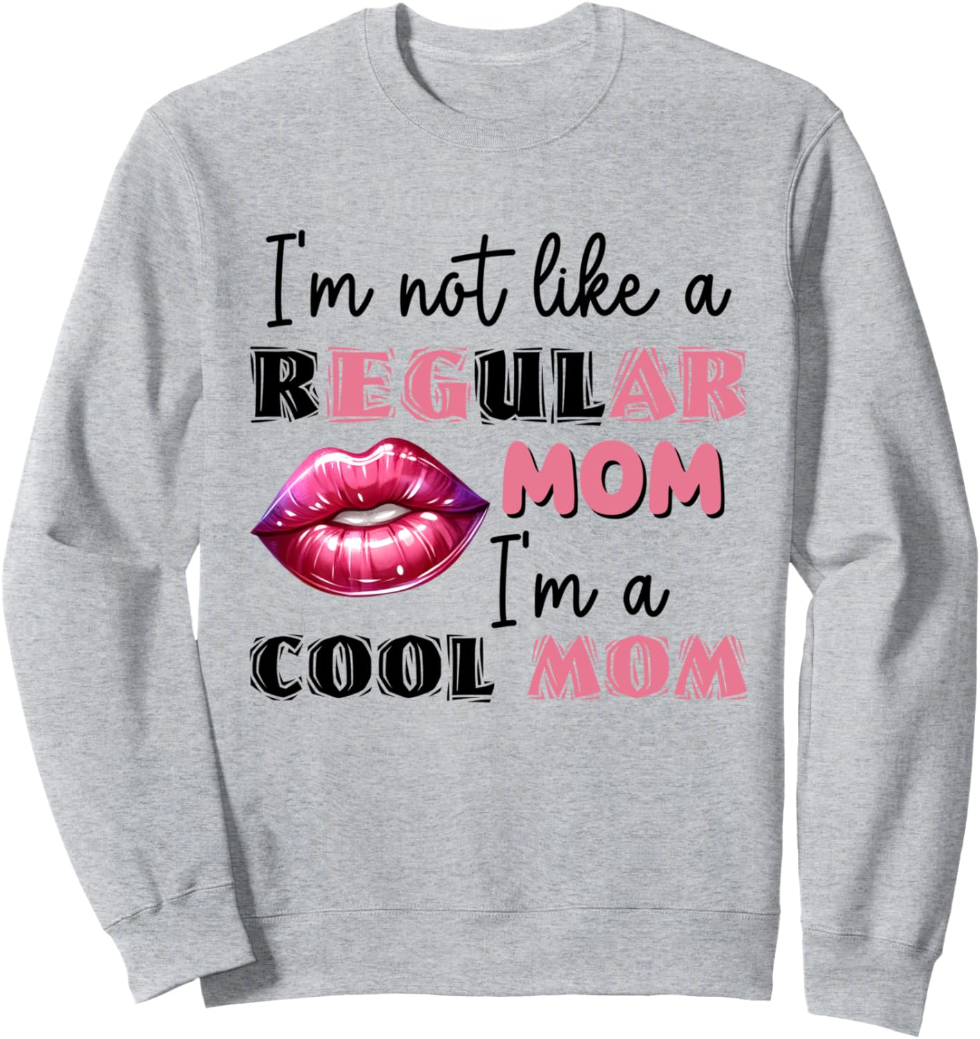 

Забавная толстовка ко Дню матери Мама не такая, как все Funny Mom Mother'S Day Cool Mom Tees, серый