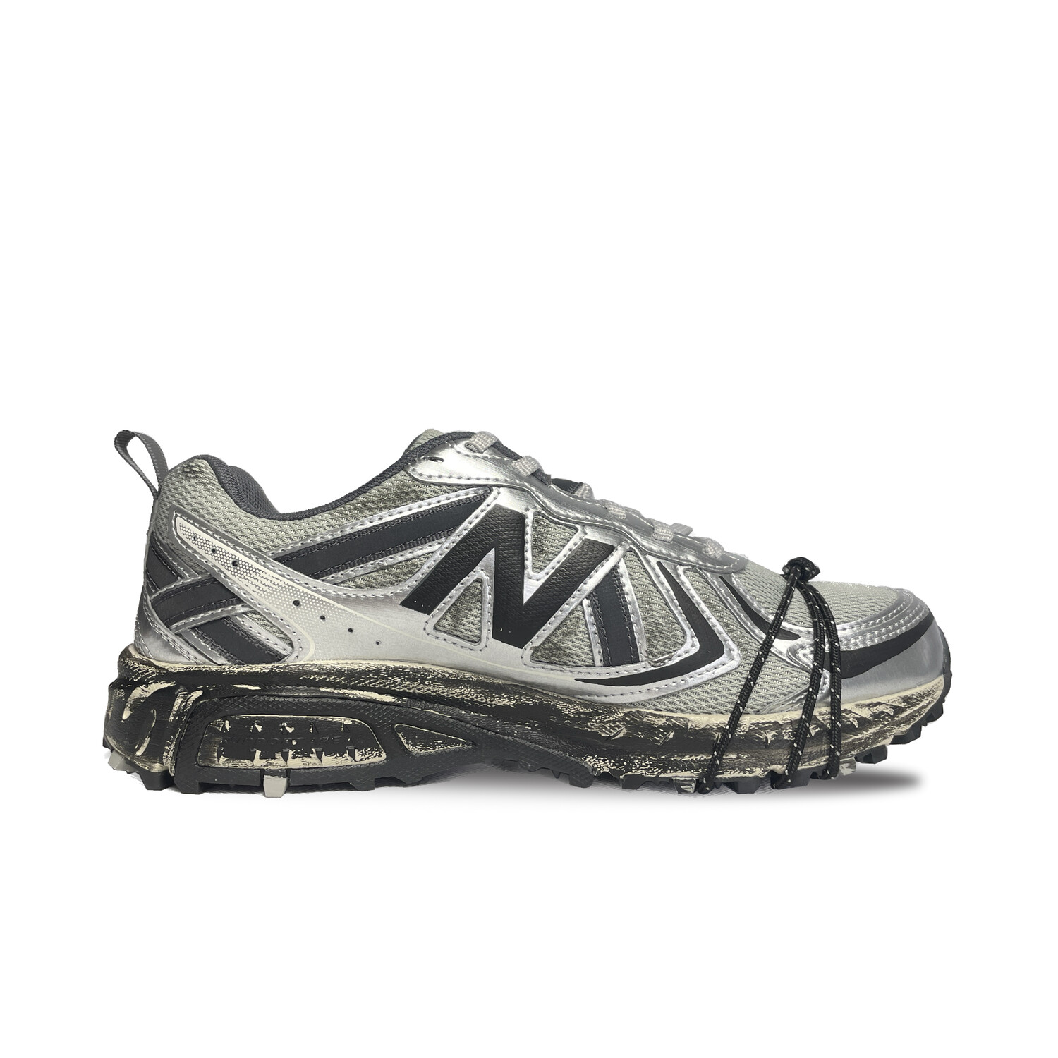 

Кроссовки NB 410 унисекс с низким верхом, черные/серые/серебристые New Balance