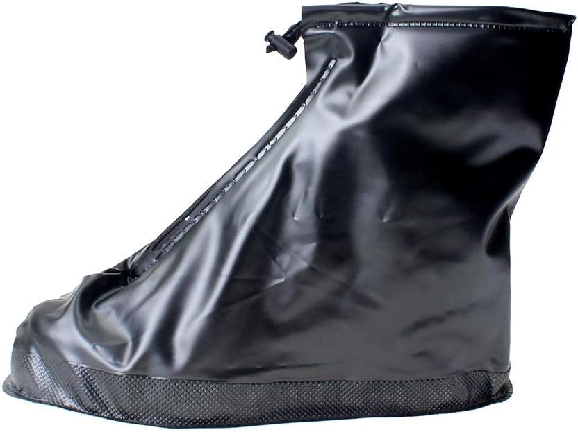 Child Waterproof Shoe Covers Outdoor Rain Overshoes for Girls Boys Chiximaxu, Black — фото 2