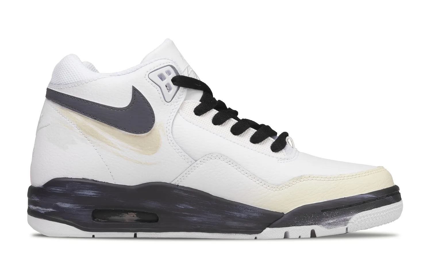 Nike Кроссовки Flight Legacy Vintage мужские мид-топ белые — фото 4