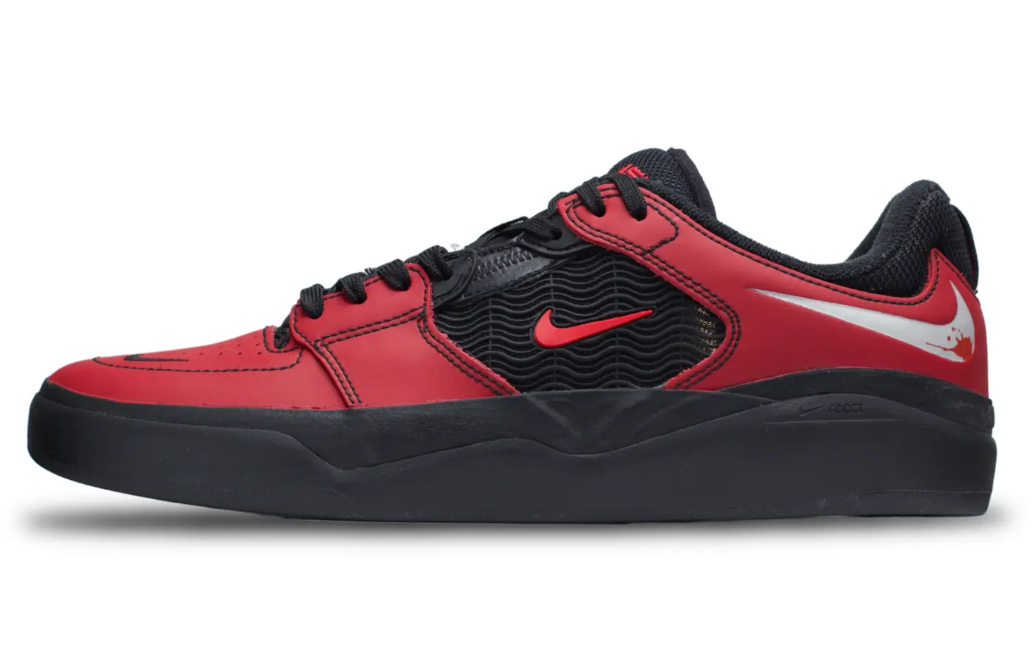 

Кроссовки Nike SB Ishod Skateboarding Shoes Unisex Low-top Black/Red, черный/красный