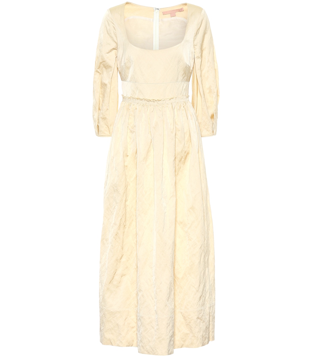 

Платье миди из атласа Ondina Brock Collection, Open White