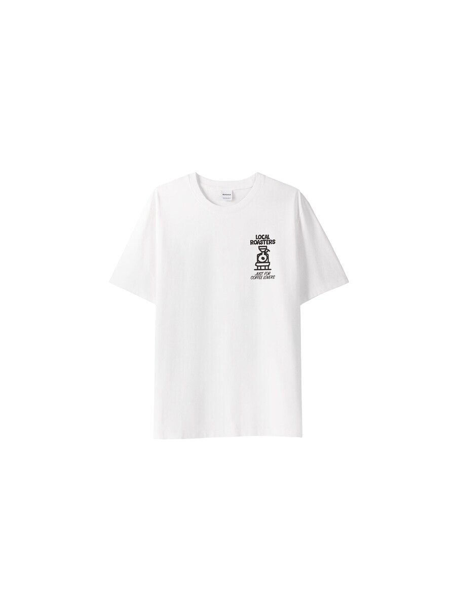 

Футболка Bershka, белый