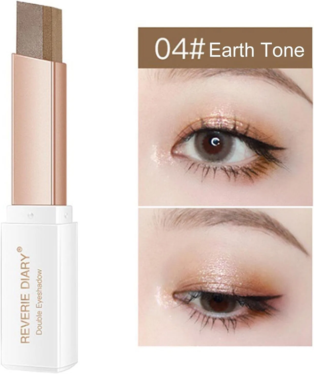Тени для век двуцветные стик Wbllgg Earth Tone — фото 2
