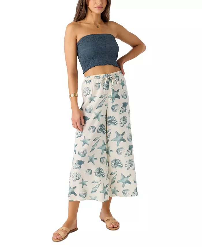 

Укороченные брюки Murrie с принтом ракушек и струящейся тканью для юниоров O'Neill, белый