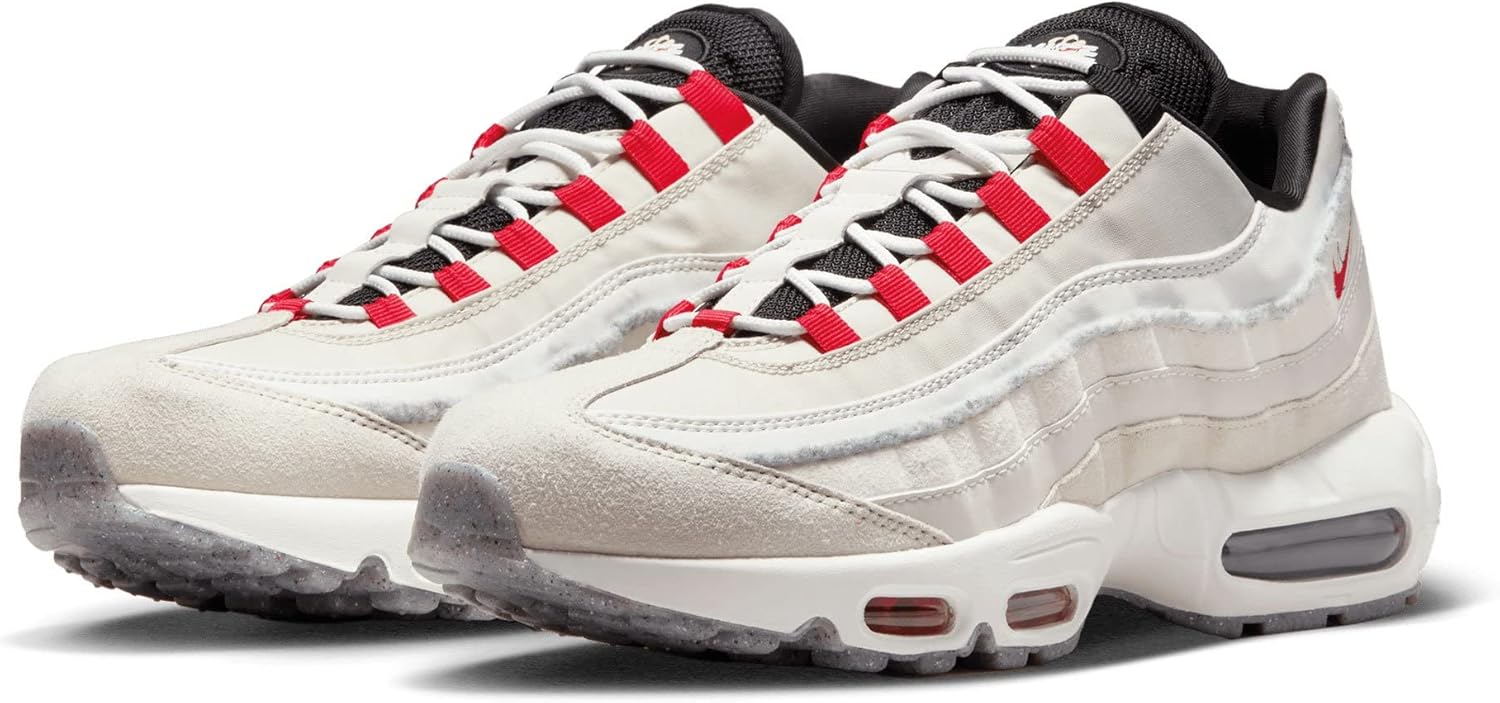 

Кроссовки Nike DQ0268-002 Air Max 95 SE, парус/красный, Sail/Red