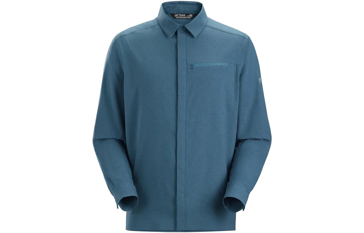 Рубашка SKYLINE мужская с лацканом Arcteryx, Serene Heather Blue Gray