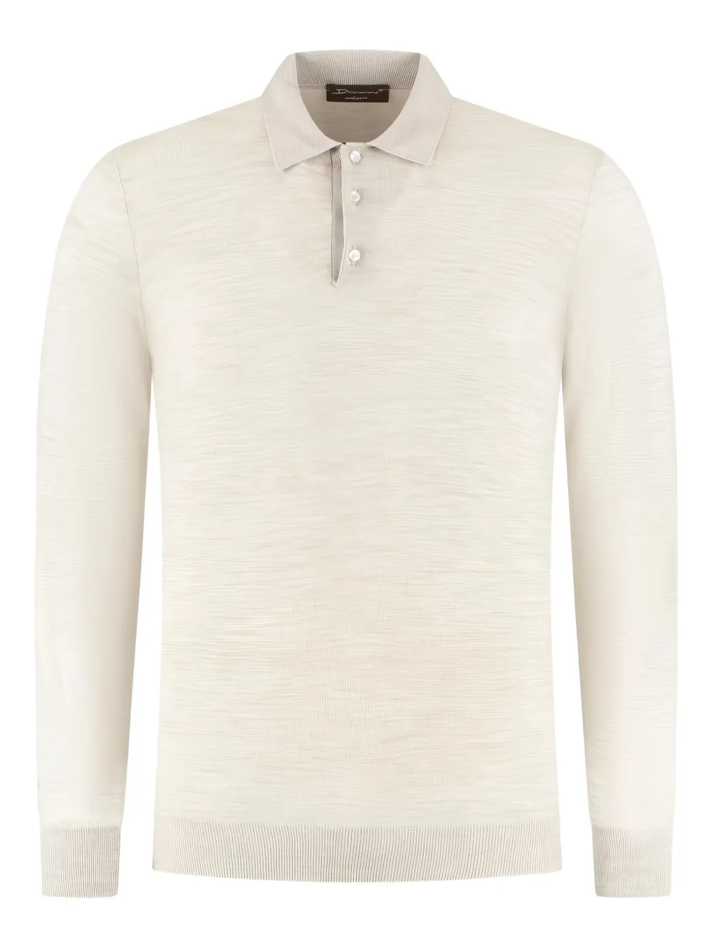 

Меланжевая рубашка поло Doriani Cashmere, нейтральный