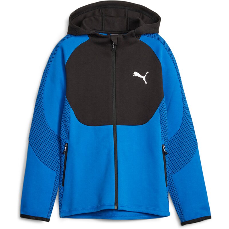 

Толстовка Kapuzensweat evostripe с застежкой-молнией на всю длину Puma, синий