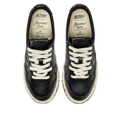 Кроссовки AUTRY × Maison MIHARA YASUHIRO General Scale Medalist Low Supervintage 'Black' C15FW301-BLACK, черный — фото 3
