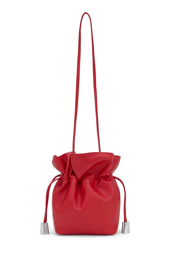 

Кожаная сумка heritage Tous, красный