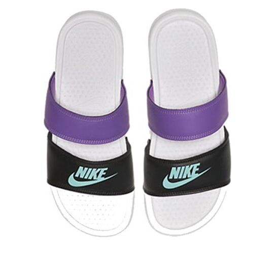 Тапочки benassi duo ultra 'white' Nike, белый — фото 3