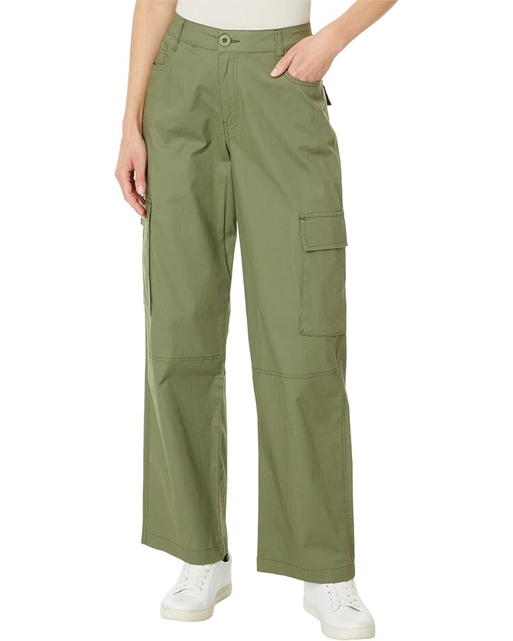 

Брюки карго KUT from the Kloth Wide Leg, оливковый