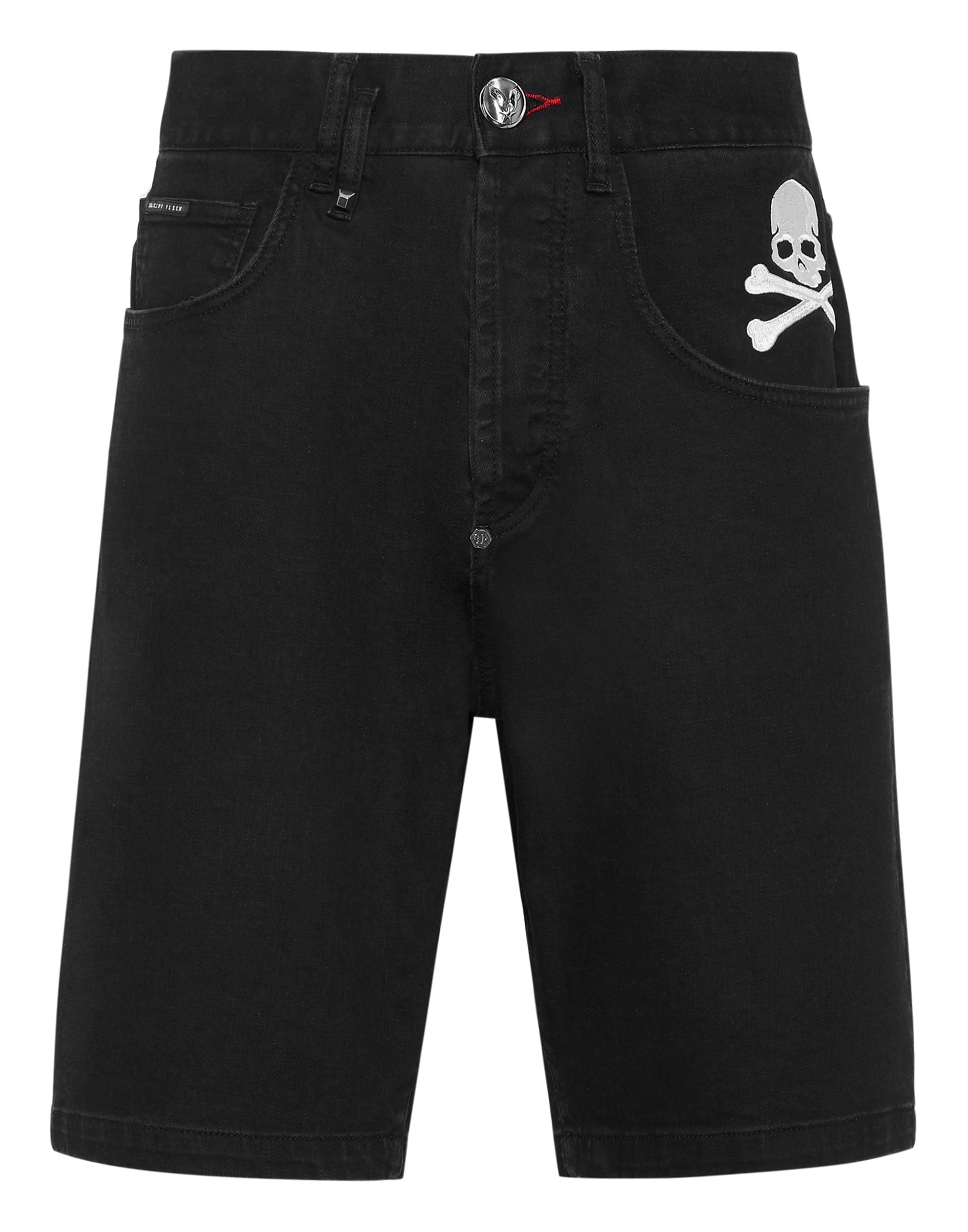 

Джинсовые шорты Formentera Fit Skull&Bones PHILIPP PLEIN, цвет summer night