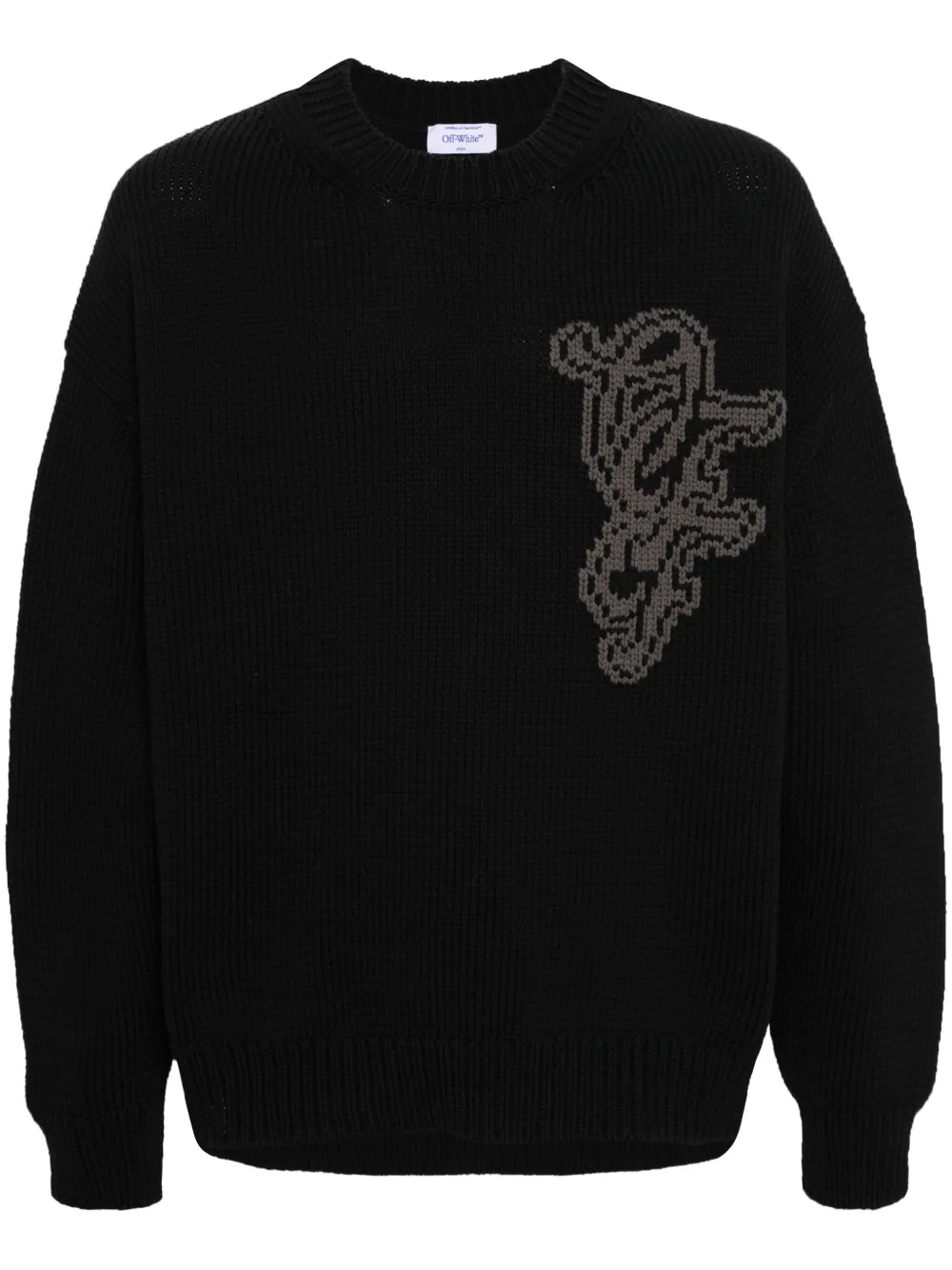 

Джемпер NatLover с логотипом OFF-WHITE, черный