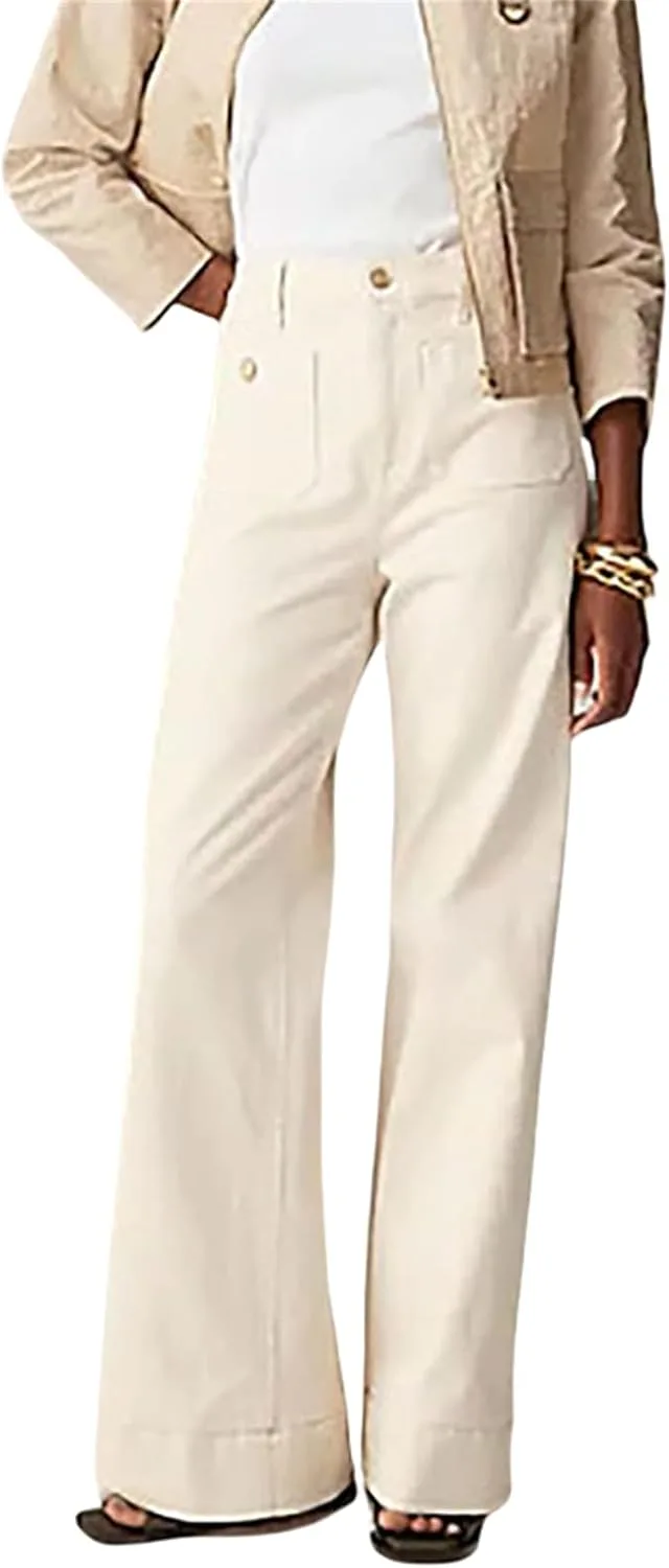 

Джинсы для женщин Oprah's Favorite, Tummy Control, широкие клеш