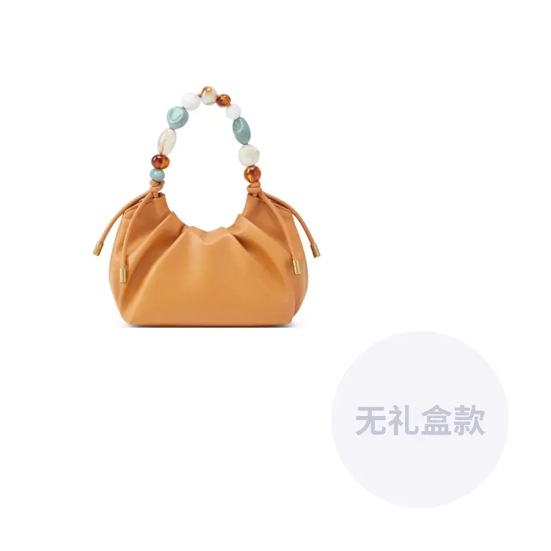 

Женская сумка-ведро из искусственной кожи "Трубки" разных цветов Charles&Keith, pumpkin pumpkin