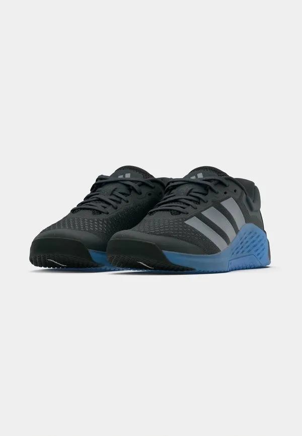 Кроссовки для силовых тренировок dropset 4 Adidas Performance, Carbon/Grey/Ray Blue — фото 3