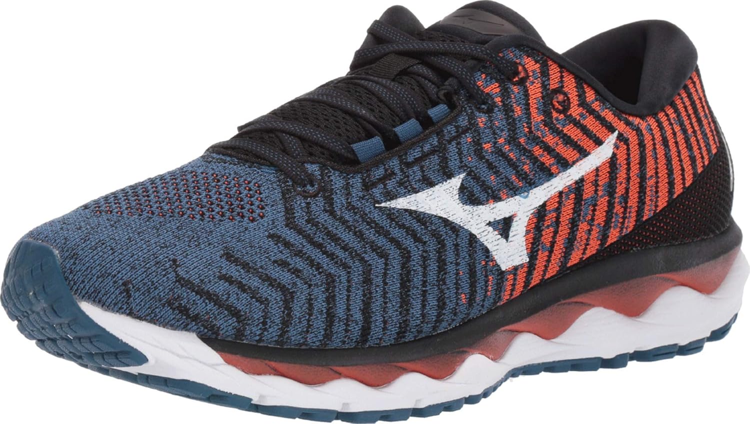 Мужские беговые кроссовки Mizuno Wave Creation 11, белый/синий — фото 2
