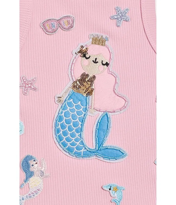 Футболка с русалочьим патчем Mermaid Patch Tank Lola and The Boys, Multi — фото 3
