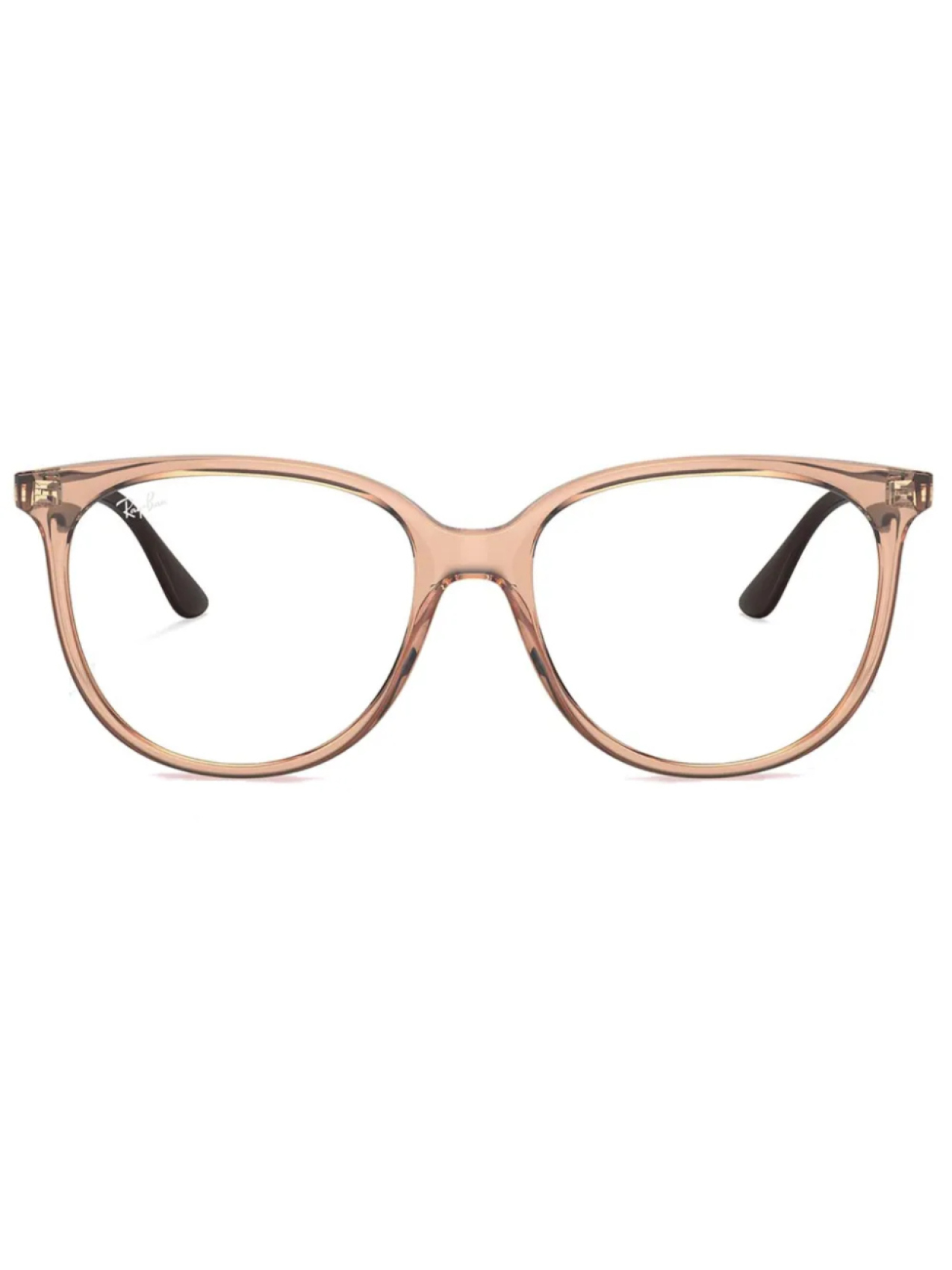 

Ray-Ban очки в прозрачной квадратной оправе, коричневый