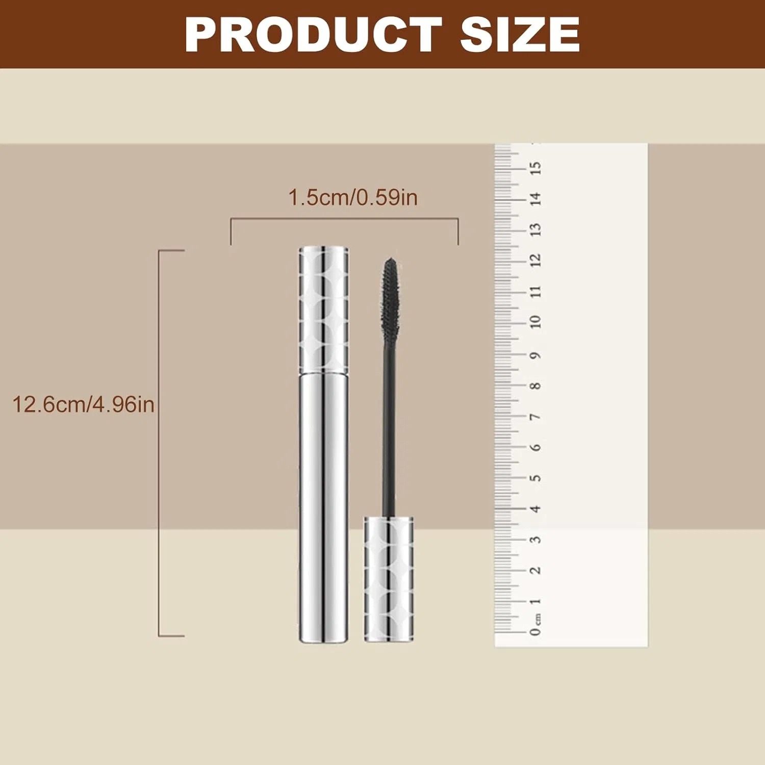 Тушь для ресниц 5D Silk Fiber Lash Mascara Aomeijie, объемная, черная — фото 3