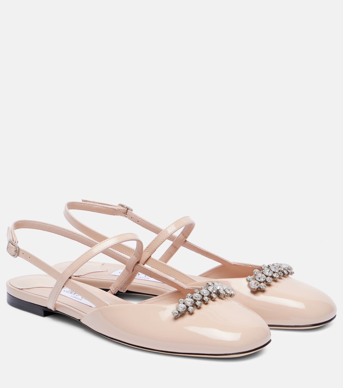 Балетки Belinda из лаковой кожи Jimmy Choo, Macaron