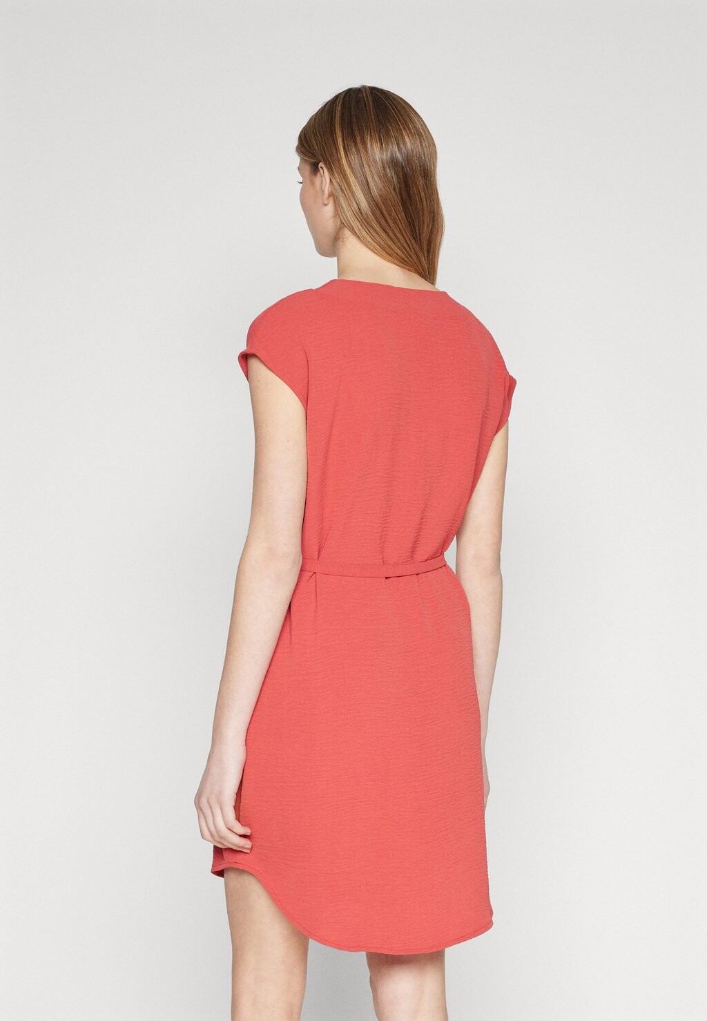 

Дневное платье Vijosa Belt Dress VILA, темно-красный