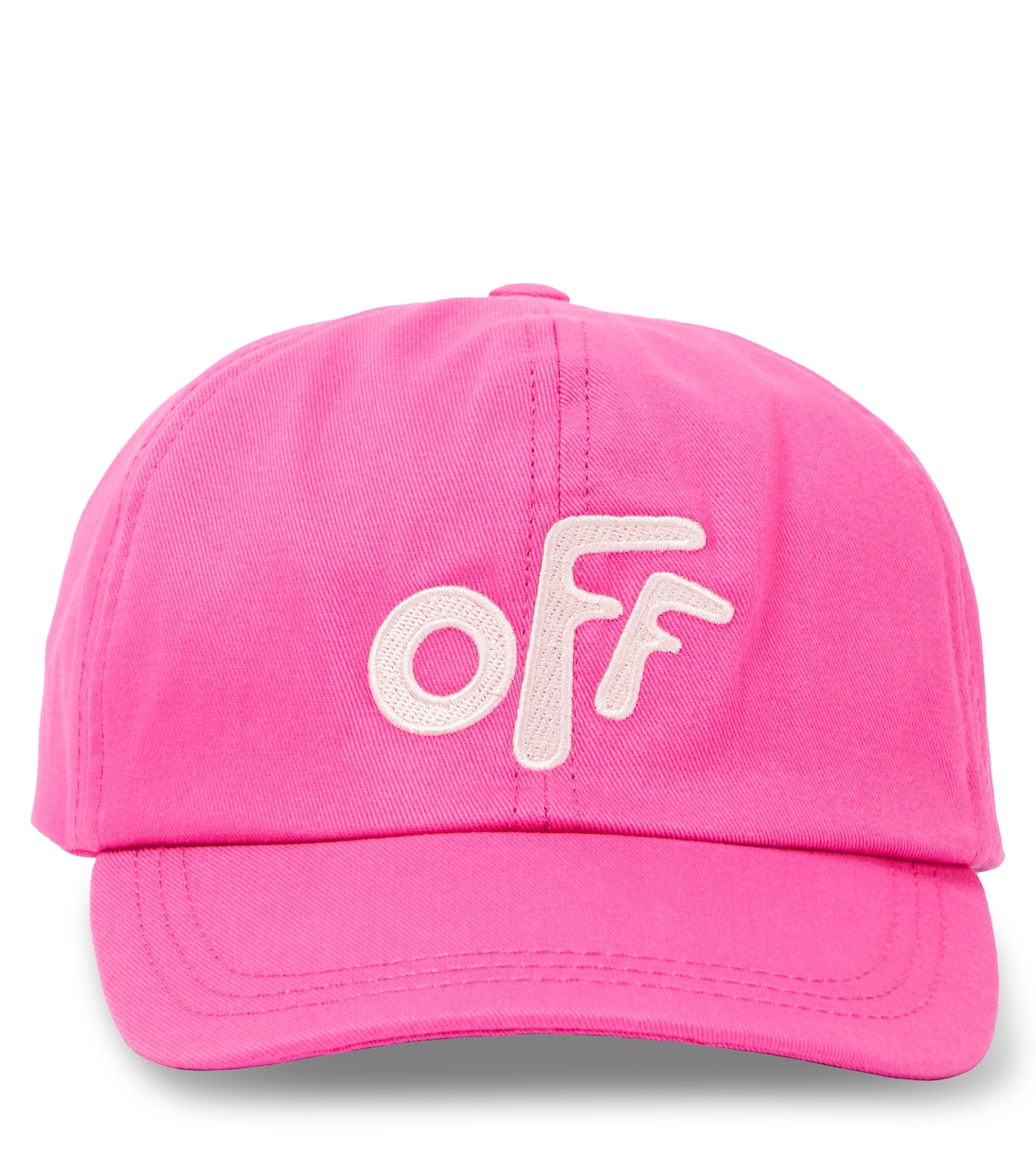 

Хлопковая бейсболка с логотипом Off-White Kids, Fuchsia Pink