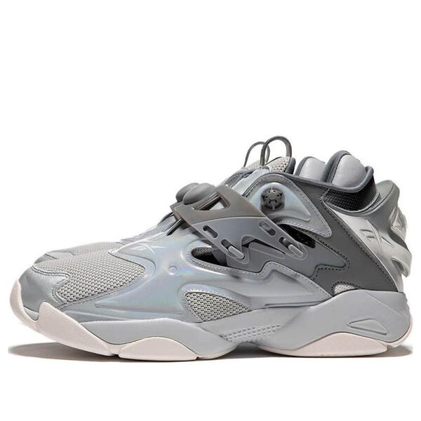 

Кроссовки juun j x pump court 'cold grey metallic' Reebok, серый