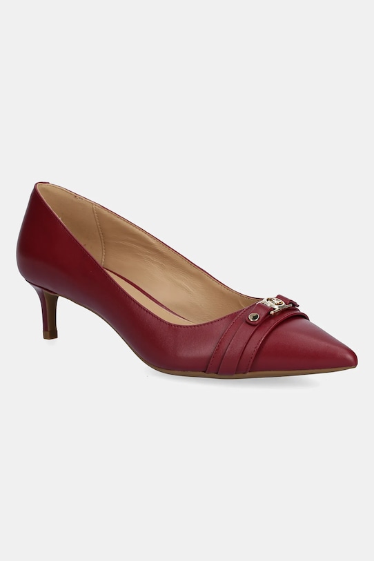 Кожаные туфли-лодочки Mandy Michael Michael Kors, бордовый