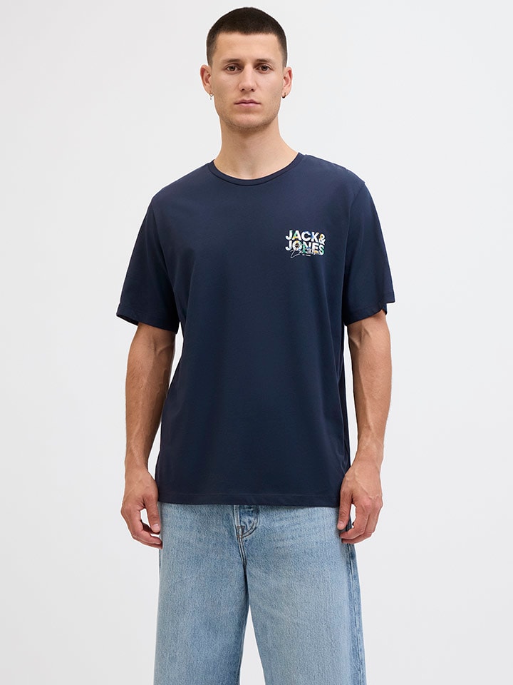 

Футболка Jack & Jones, темно-синий