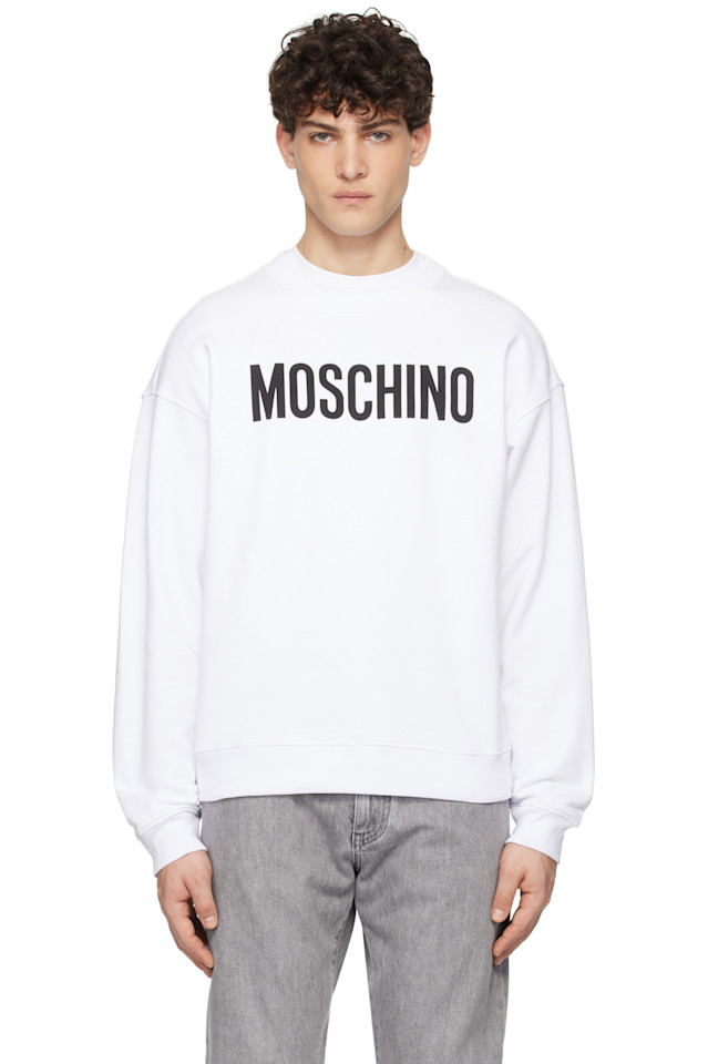 

Свитшот Moschino' institutional Moschino, белый