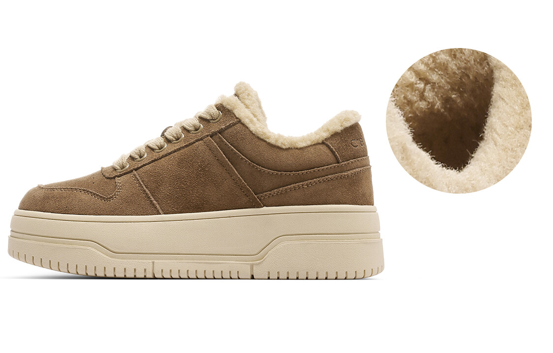 

Кроссовки C°BANNER Skateboarding Shoes Women's Low-top Camel, коричневый