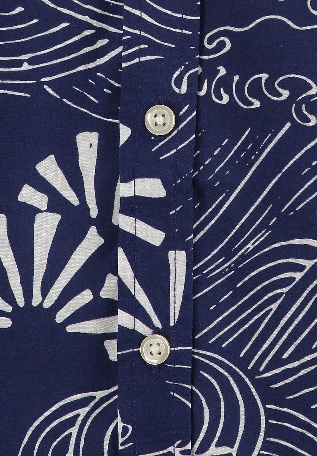 

Рубашка Msh Resort 1/2 Patterned Key Largo, темно-белая