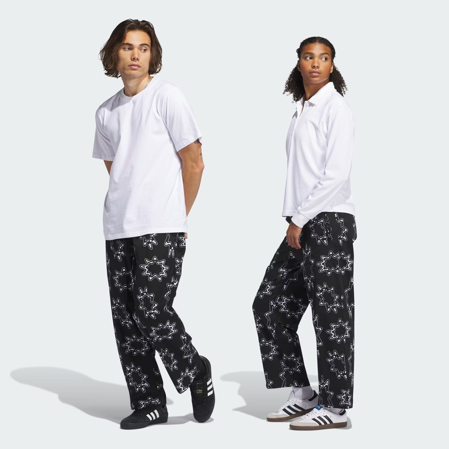 

Брюки Astarry с защипами (гендерно-нейтральный) Adidas, цвет Black/White