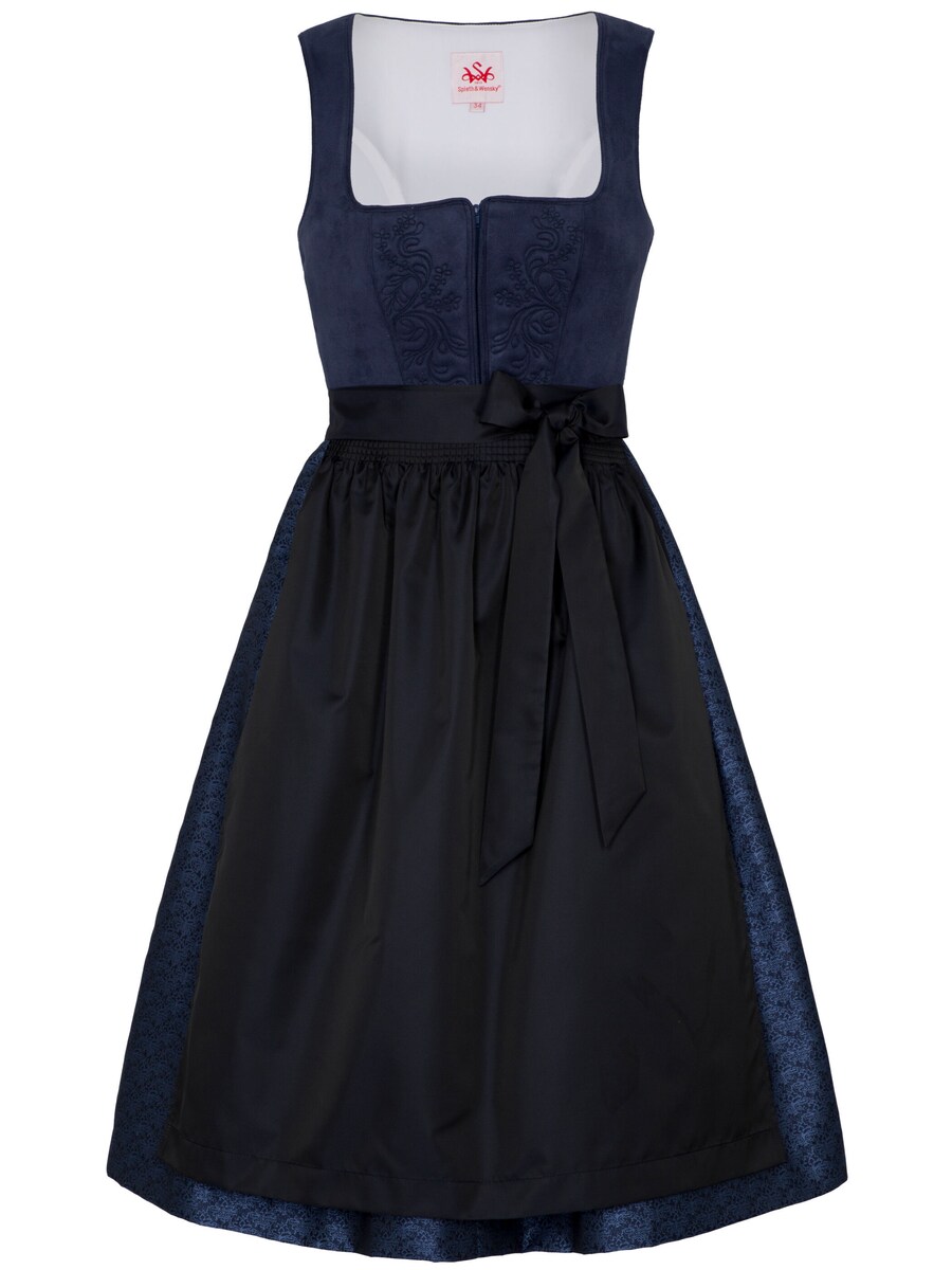 

Широкая юбка в сборку SPIETH & WENSKY Felina, цвет Dark blue/Black