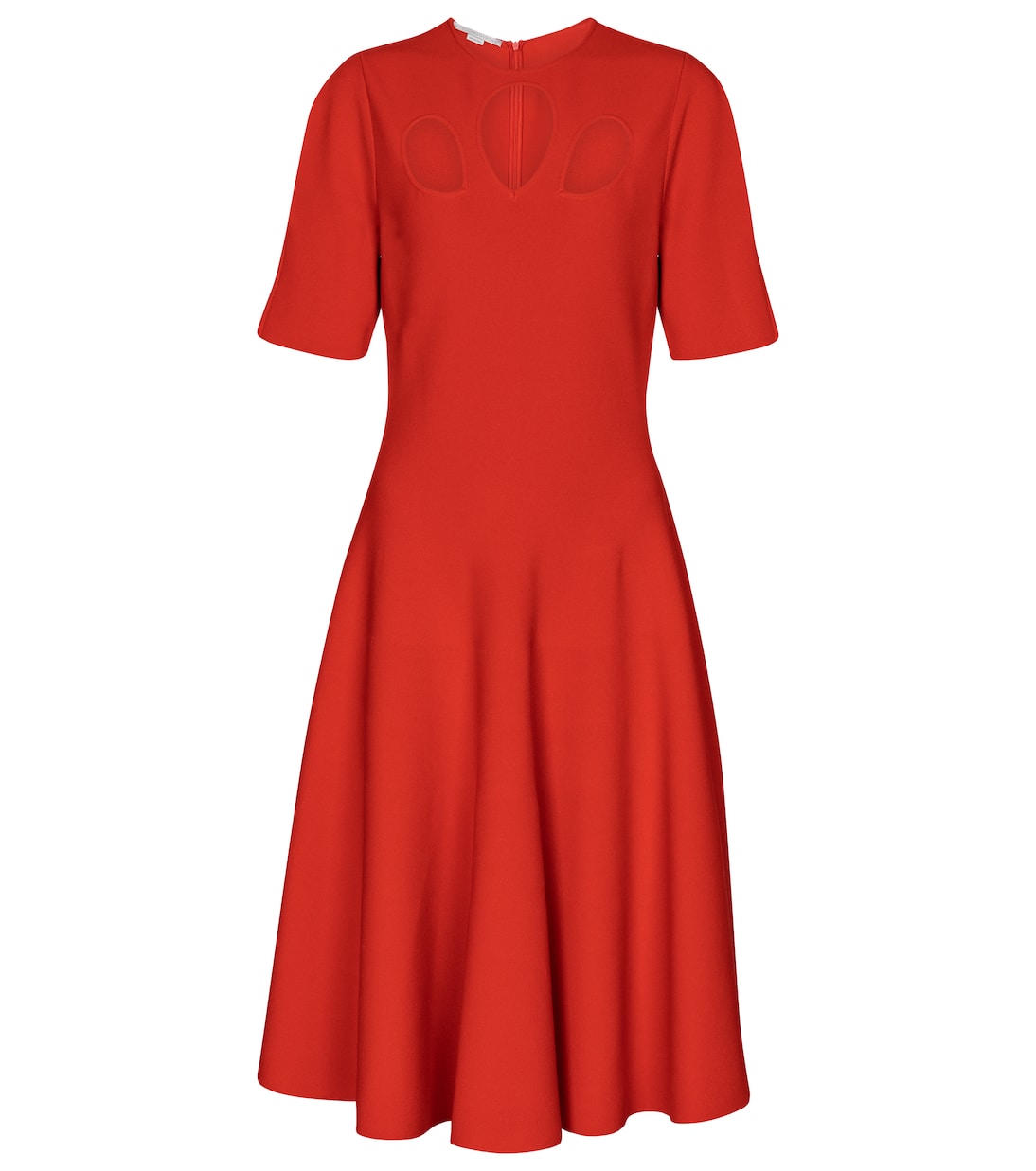 

Платье миди с вырезом Stella McCartney, Power Red