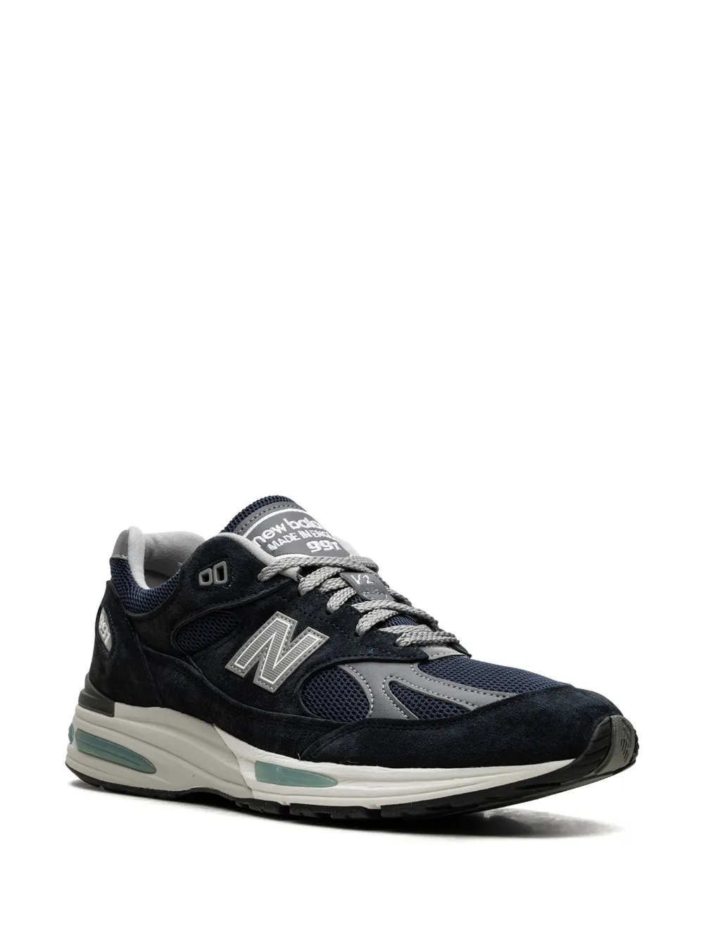 Кроссовки 991v2 Dark Navy NEW BALANCE, синий — фото 2